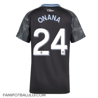 Aston Villa Amadou Onana #24 Tricou Fotbal Replică 2025-26 Femei Deplasare